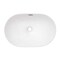 Ruvati 24 x 16 inch Semi-Recessed Drop-in Topmount Bathroom Sink Rectangular Ceramic with Overflow White RVB0923WH - alternate 4